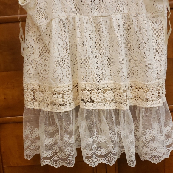 BLUE  BIRD BEACH COVER-UP SIZE LARGE - Picture 6 of 8